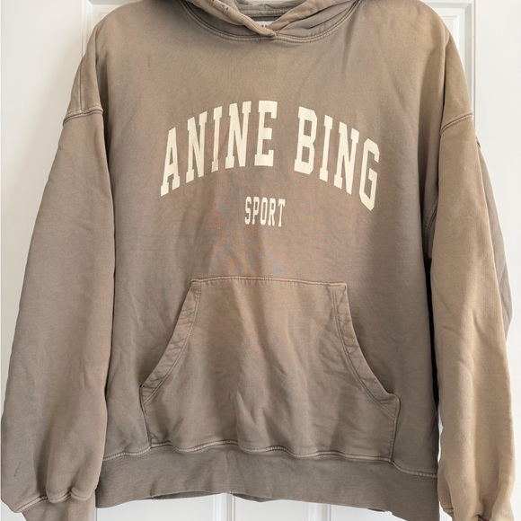 Anine Bing Tops - Anine Bing Sport Harvey Sweatshirt in dusty olive